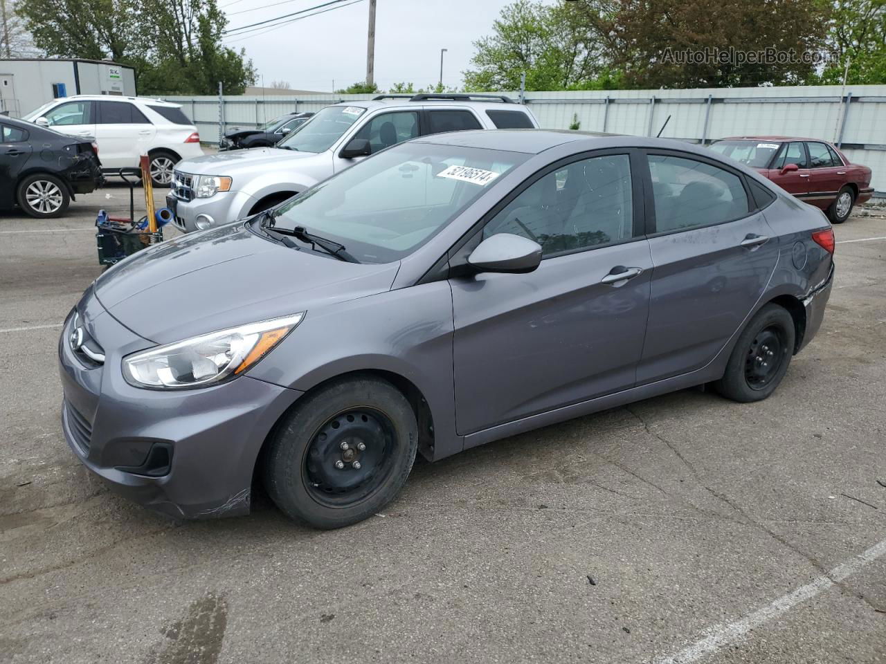 2016 Hyundai Accent Se Серый vin: KMHCT4AE9GU999643