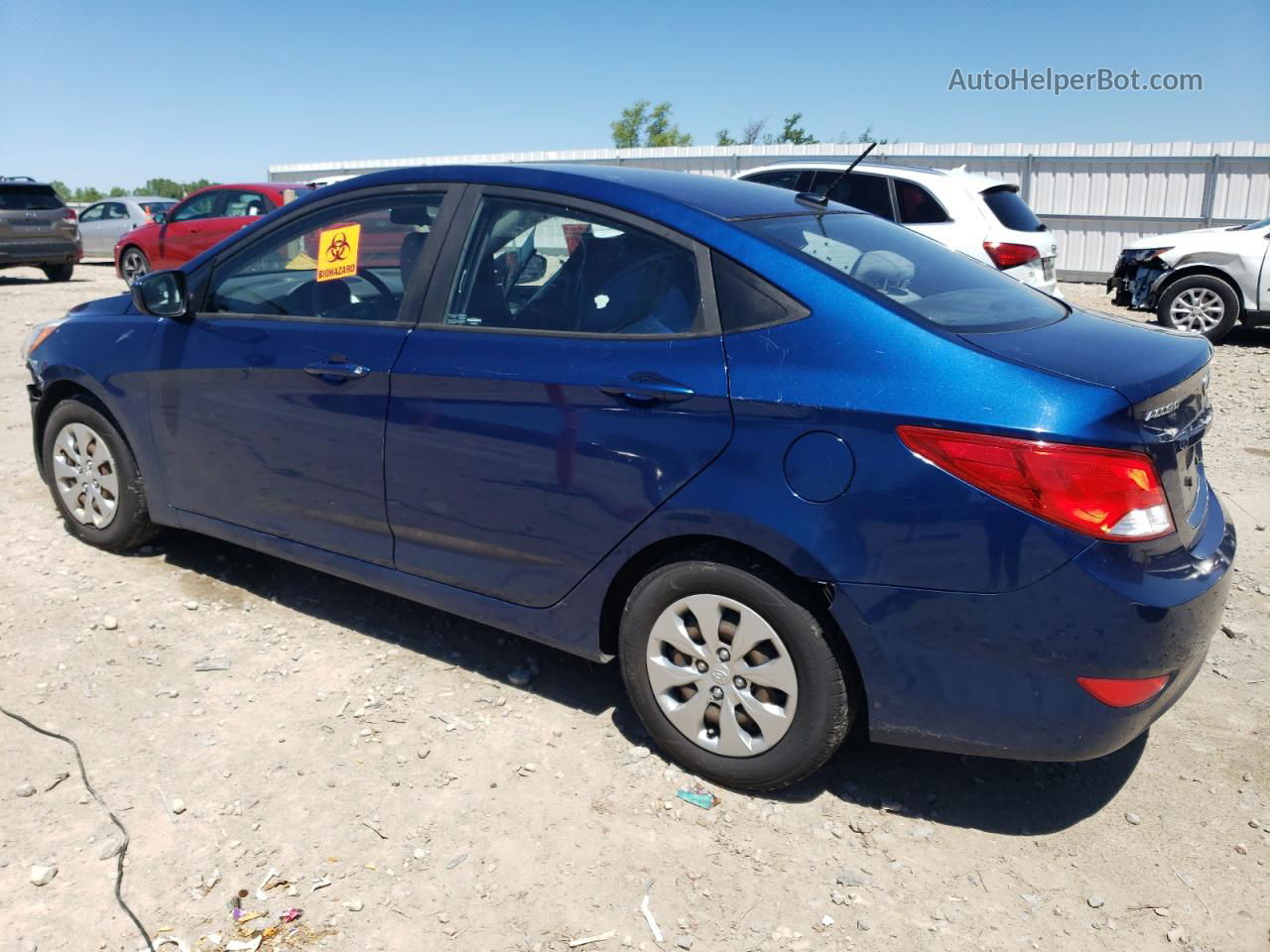 2017 Hyundai Accent Se Blue vin: KMHCT4AE9HU180634