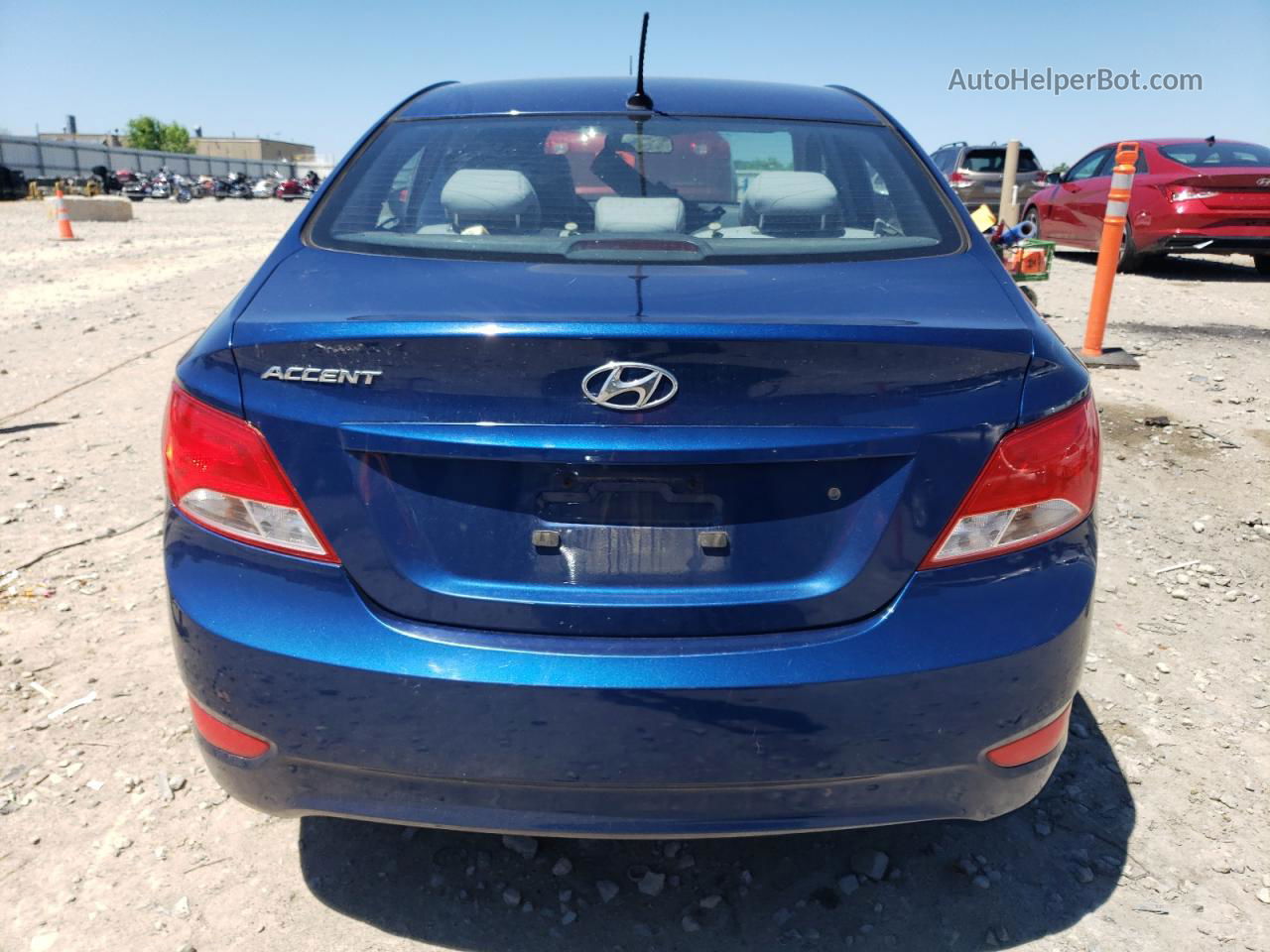 2017 Hyundai Accent Se Blue vin: KMHCT4AE9HU180634