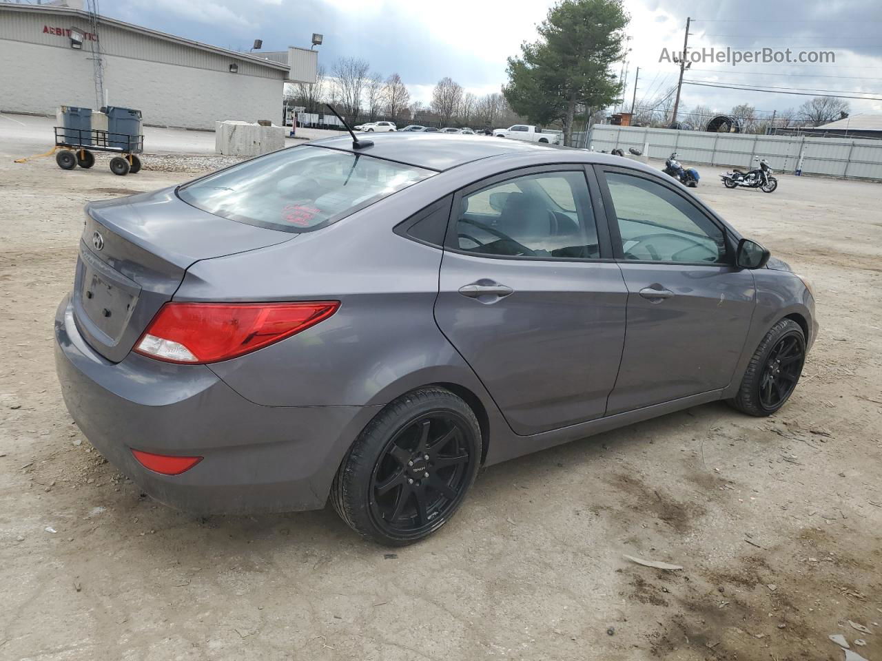 2017 Hyundai Accent Se Серый vin: KMHCT4AE9HU183310