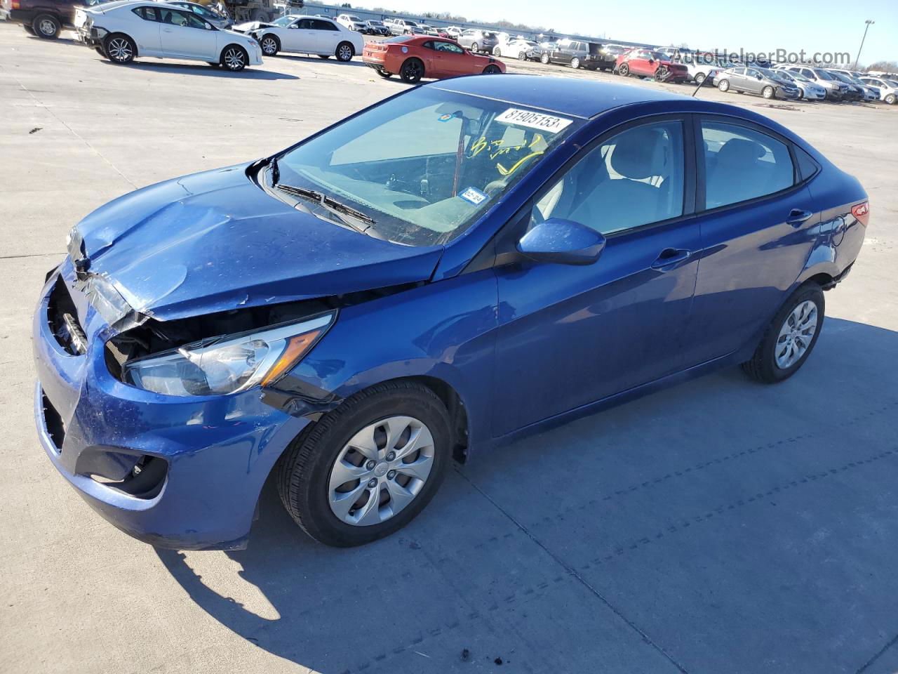 2017 Hyundai Accent Se Blue vin: KMHCT4AE9HU189026