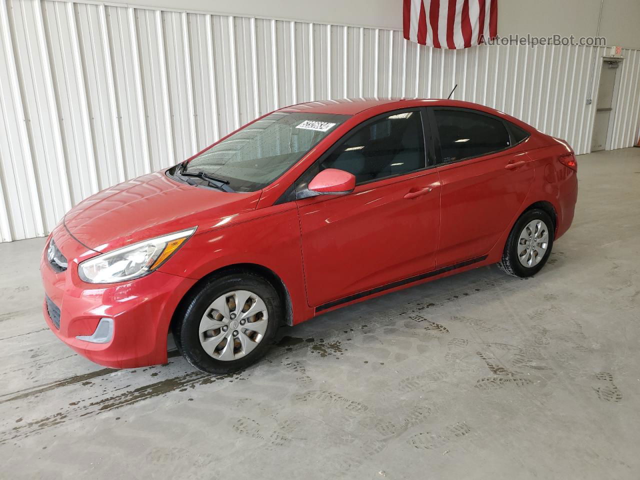 2017 Hyundai Accent Se Red vin: KMHCT4AE9HU198521