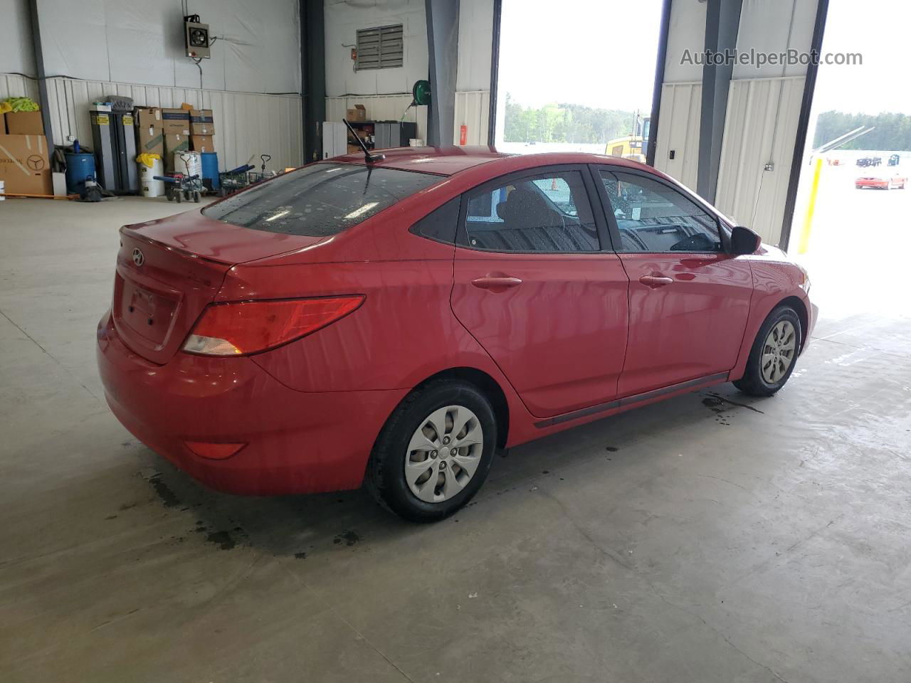 2017 Hyundai Accent Se Red vin: KMHCT4AE9HU198521