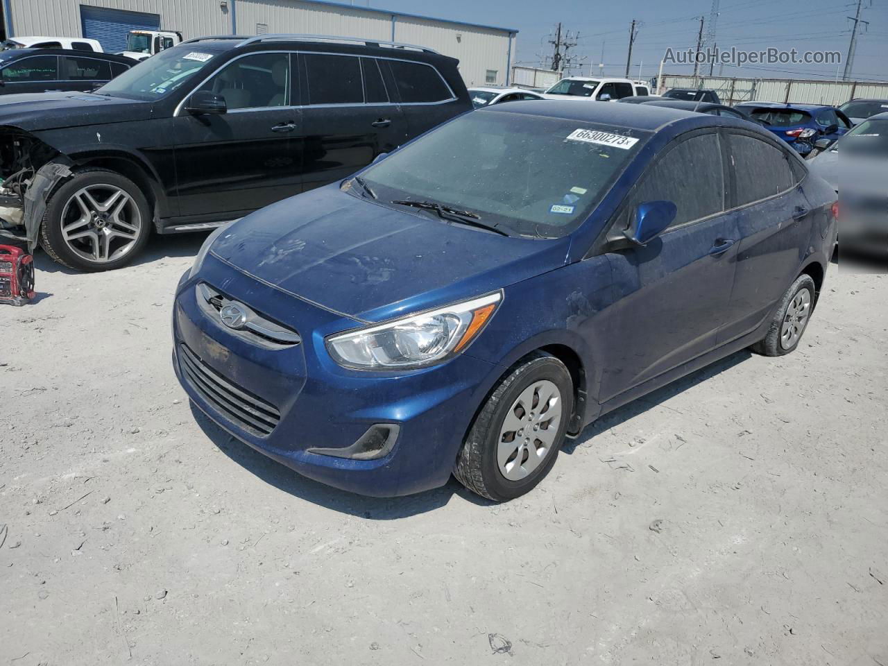 2017 Hyundai Accent Se Blue vin: KMHCT4AE9HU224924