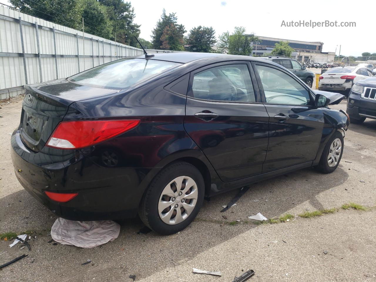 2017 Hyundai Accent Se Black vin: KMHCT4AE9HU244378