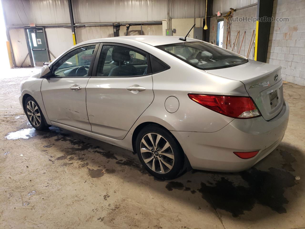 2017 Hyundai Accent Se Silver vin: KMHCT4AE9HU271547