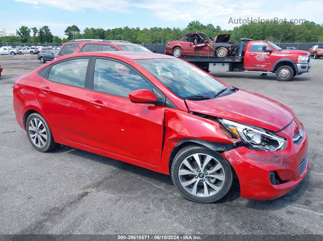 2017 Hyundai Accent Value Edition Red vin: KMHCT4AE9HU277624