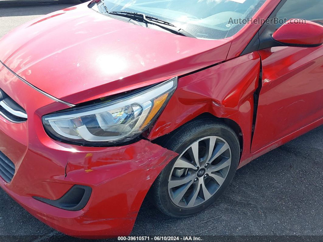 2017 Hyundai Accent Value Edition Red vin: KMHCT4AE9HU277624