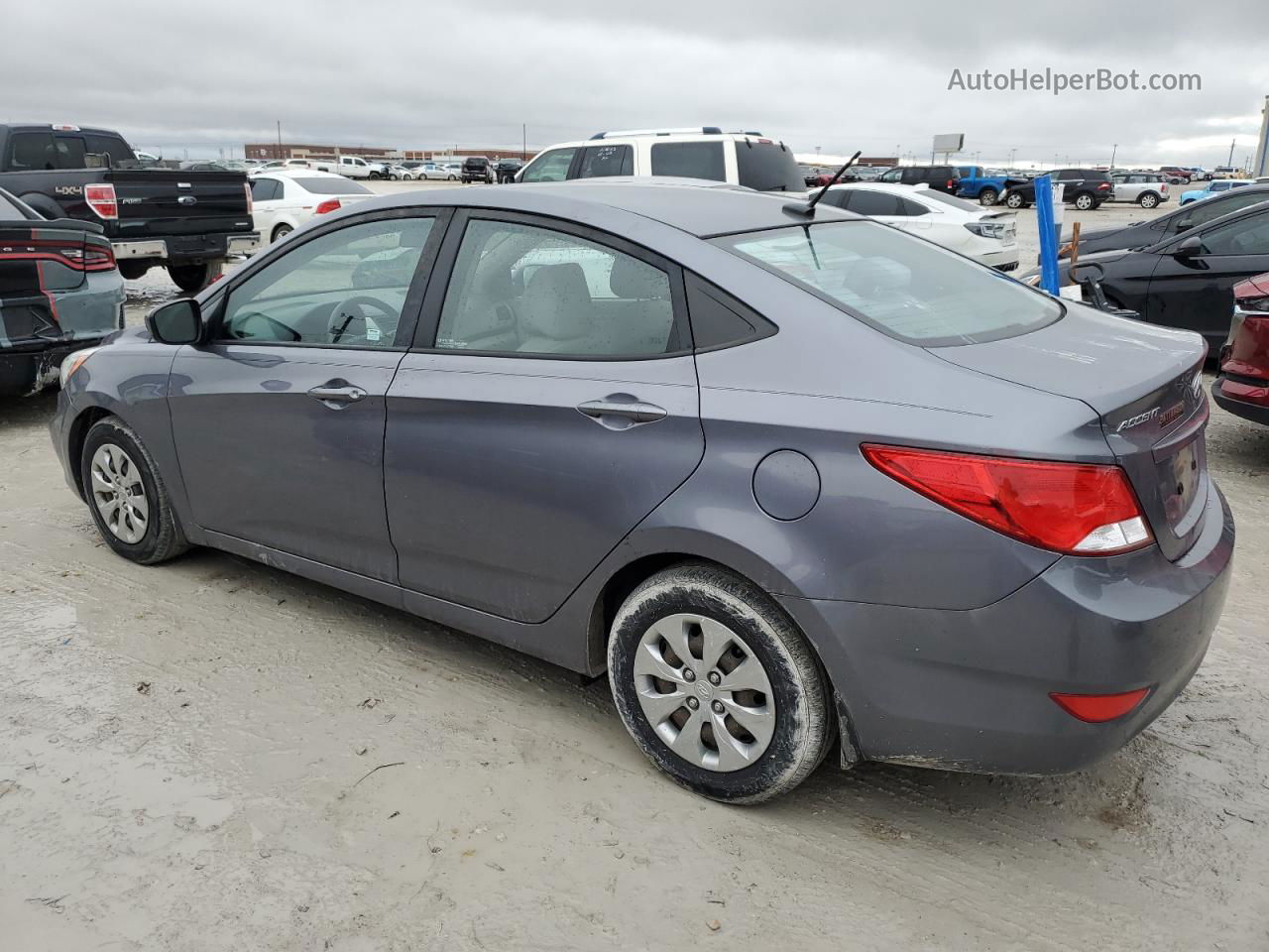 2017 Hyundai Accent Se Gray vin: KMHCT4AE9HU321752