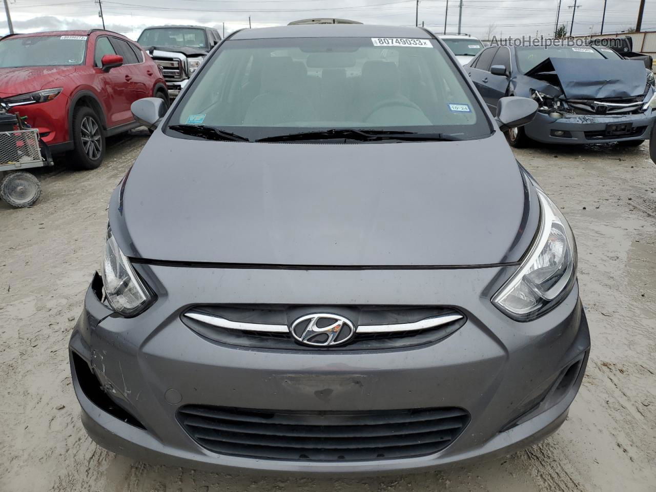 2017 Hyundai Accent Se Gray vin: KMHCT4AE9HU321752