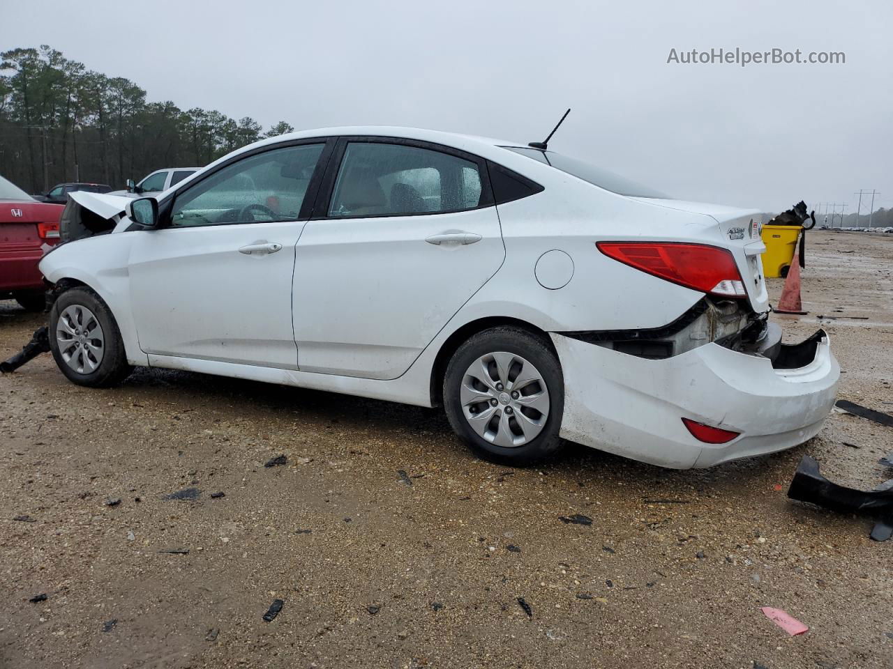 2017 Hyundai Accent Se White vin: KMHCT4AE9HU336641