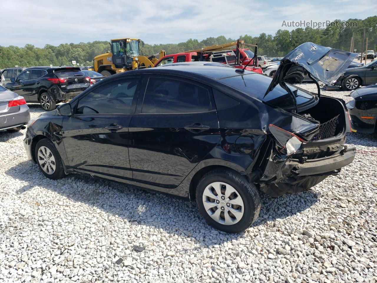 2017 Hyundai Accent Se Black vin: KMHCT4AE9HU340429