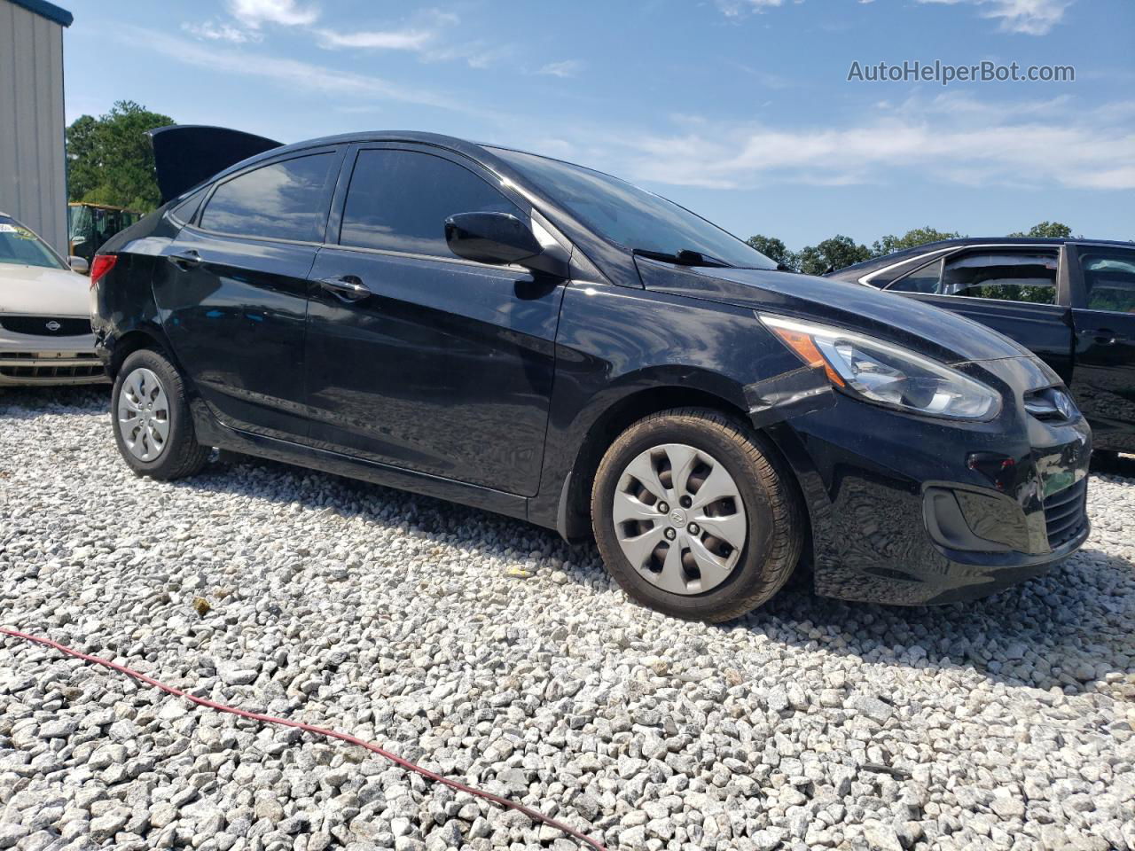 2017 Hyundai Accent Se Black vin: KMHCT4AE9HU340429