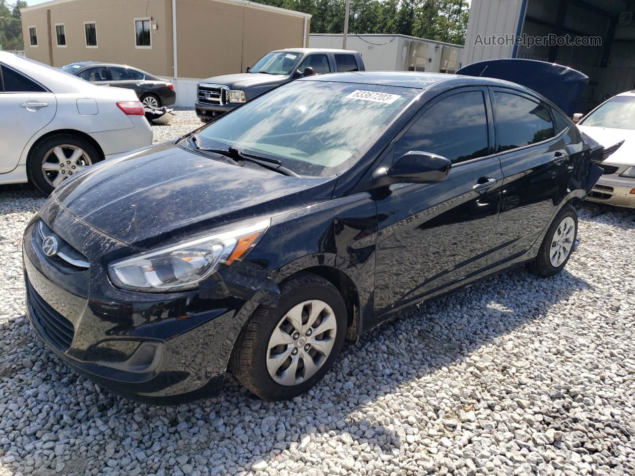 2017 Hyundai Accent Se Черный vin: KMHCT4AE9HU340429