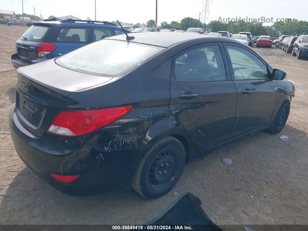 2017 Hyundai Accent Se Black vin: KMHCT4AE9HU352287