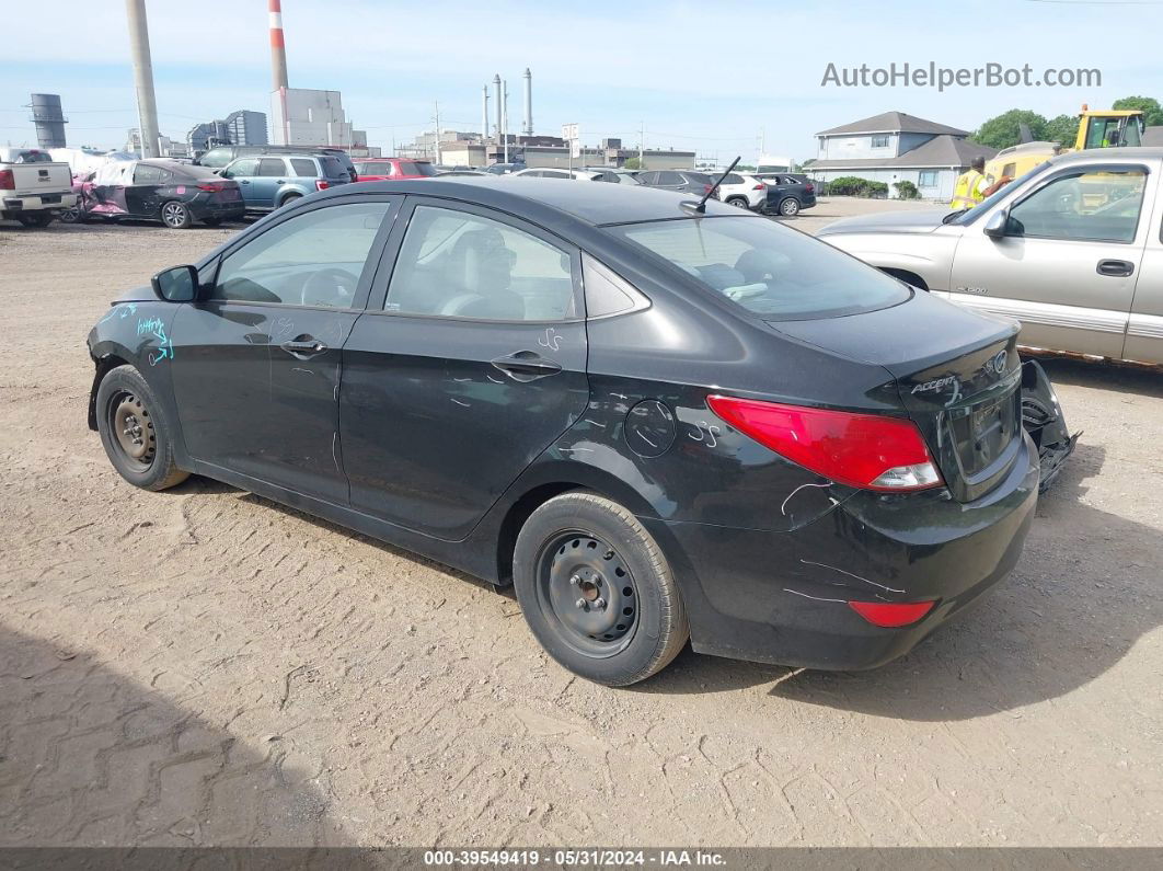 2017 Hyundai Accent Se Black vin: KMHCT4AE9HU352287