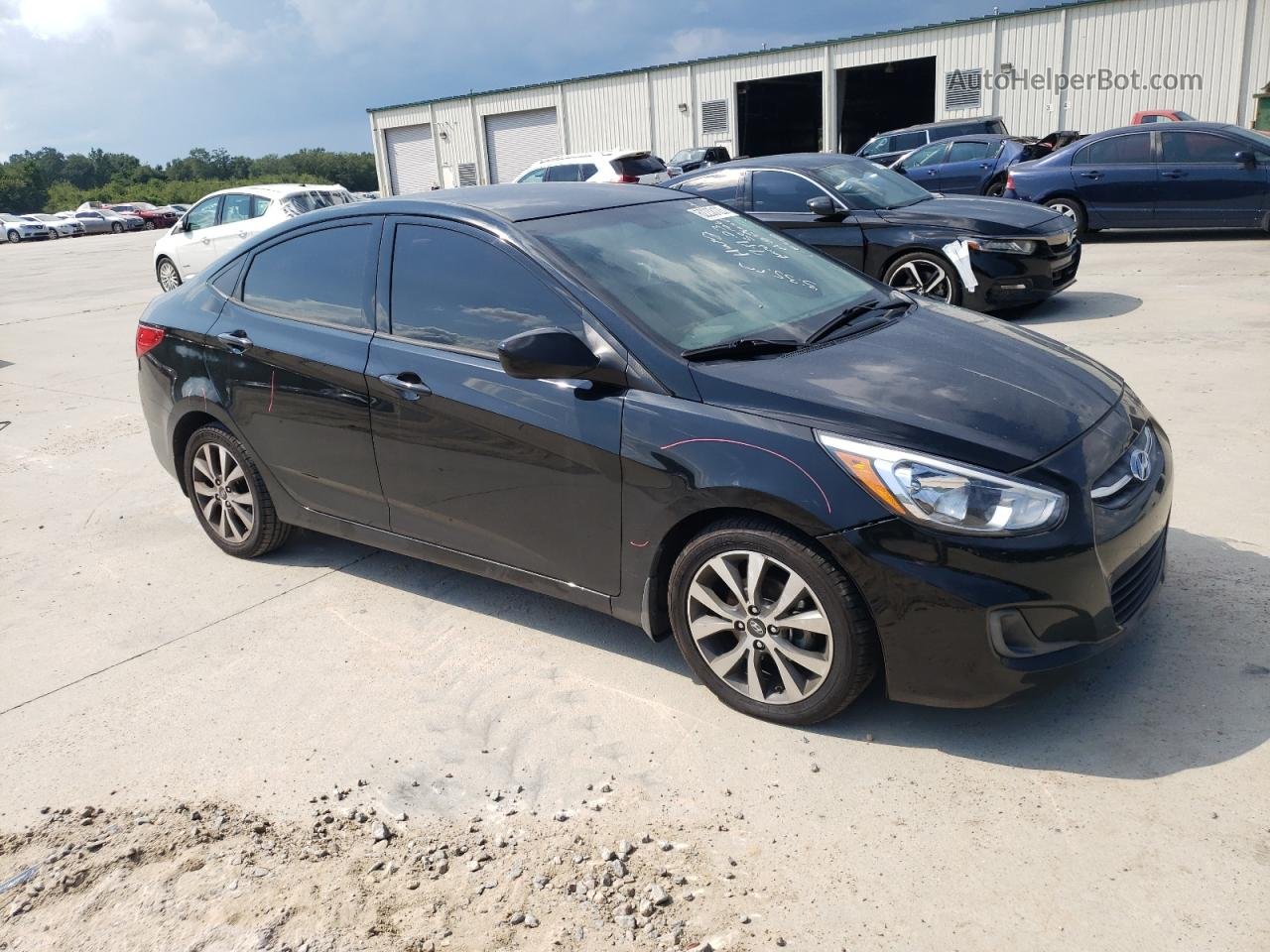 2017 Hyundai Accent Se Черный vin: KMHCT4AE9HU373768