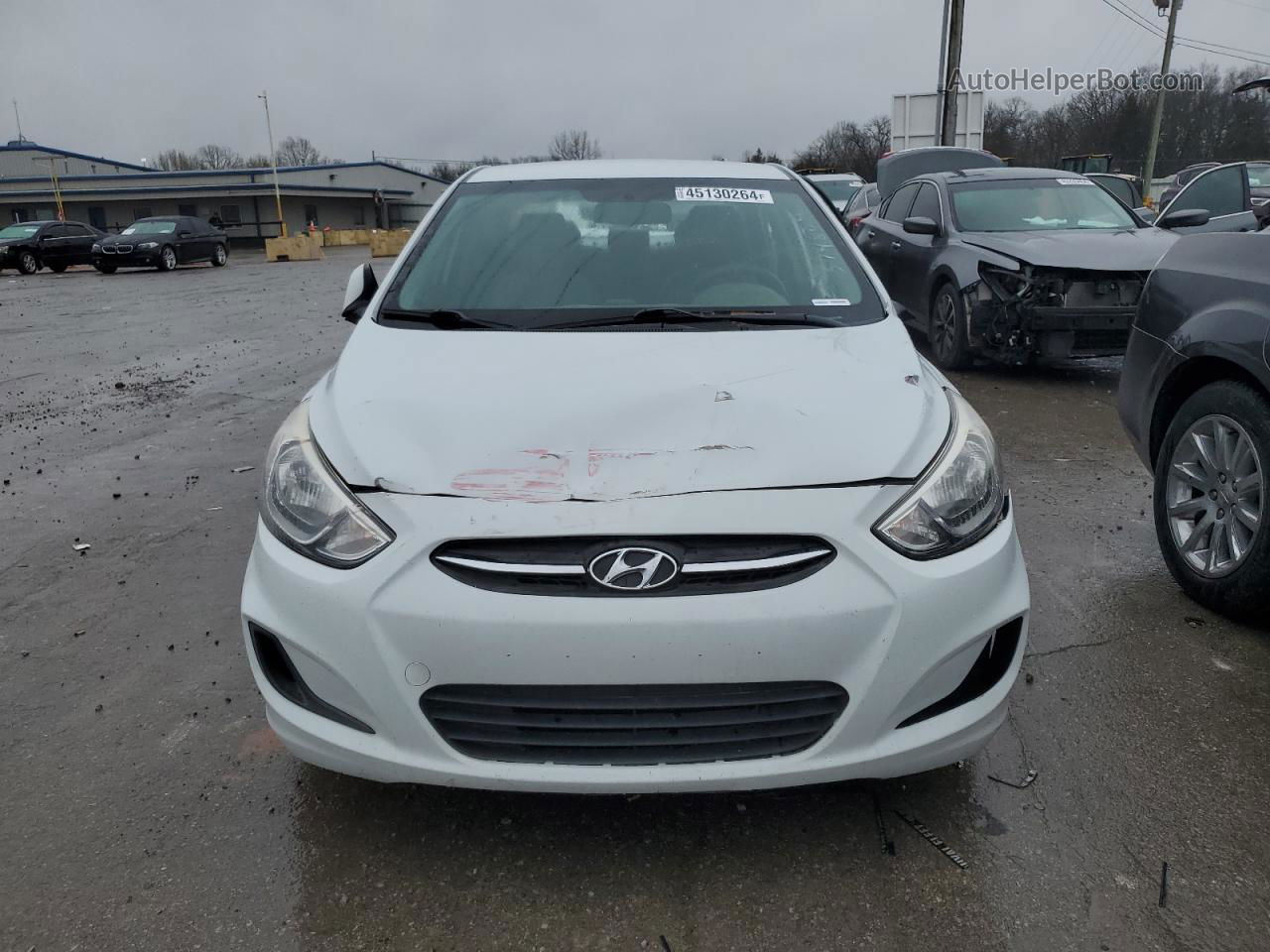 2017 Hyundai Accent Se White vin: KMHCT4AE9HU374869