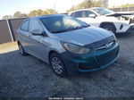 2013 Hyundai Accent Gls Silver vin: KMHCT4AEXDU274189