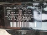 2013 Hyundai Accent Gls Black vin: KMHCT4AEXDU353359