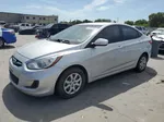 2013 Hyundai Accent Gls Silver vin: KMHCT4AEXDU357508