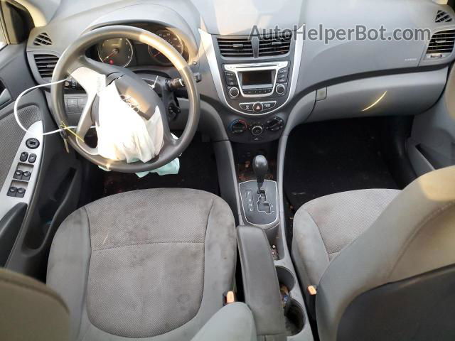 2014 Hyundai Accent Gls Серебряный vin: KMHCT4AEXEU733027