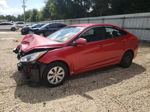 2015 Hyundai Accent Gls Red vin: KMHCT4AEXFU793374