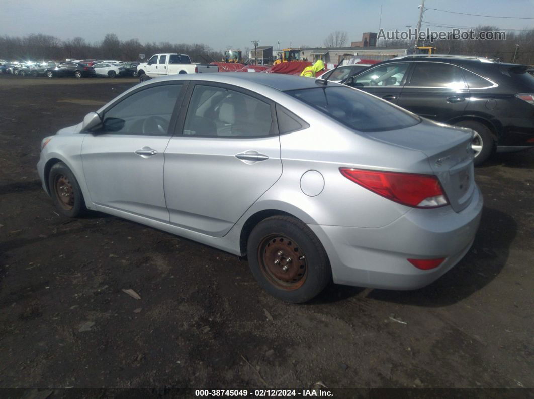 2015 Hyundai Accent Gls Silver vin: KMHCT4AEXFU794976