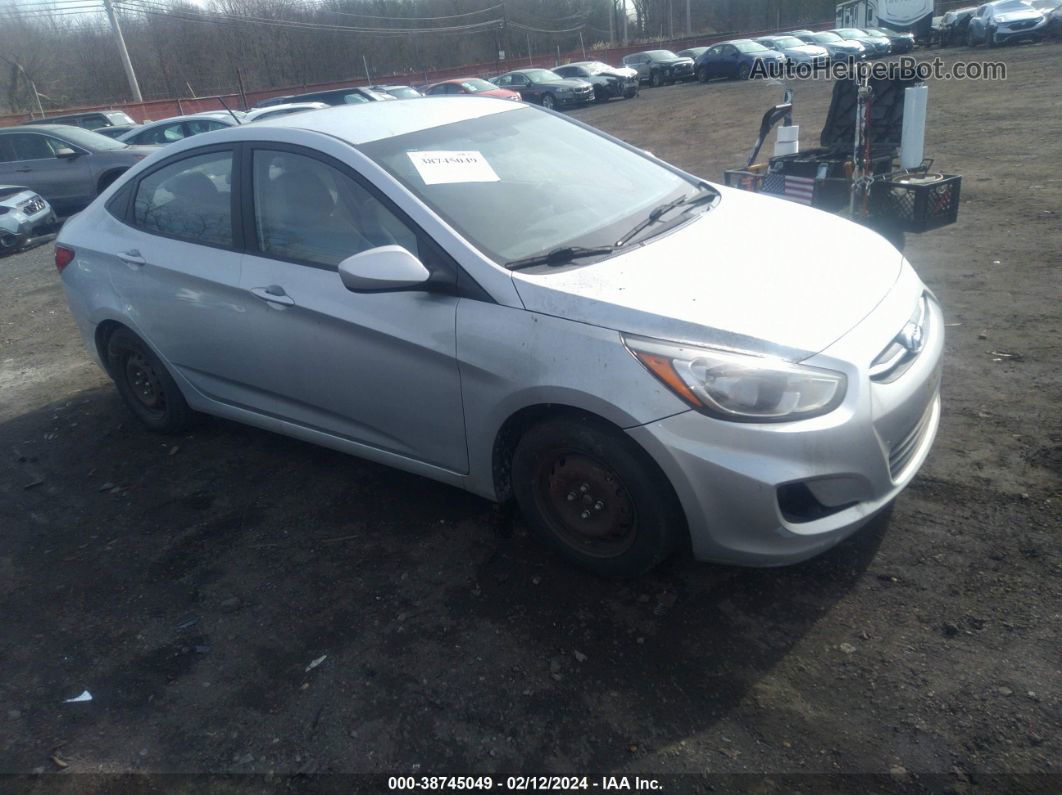 2015 Hyundai Accent Gls Silver vin: KMHCT4AEXFU794976