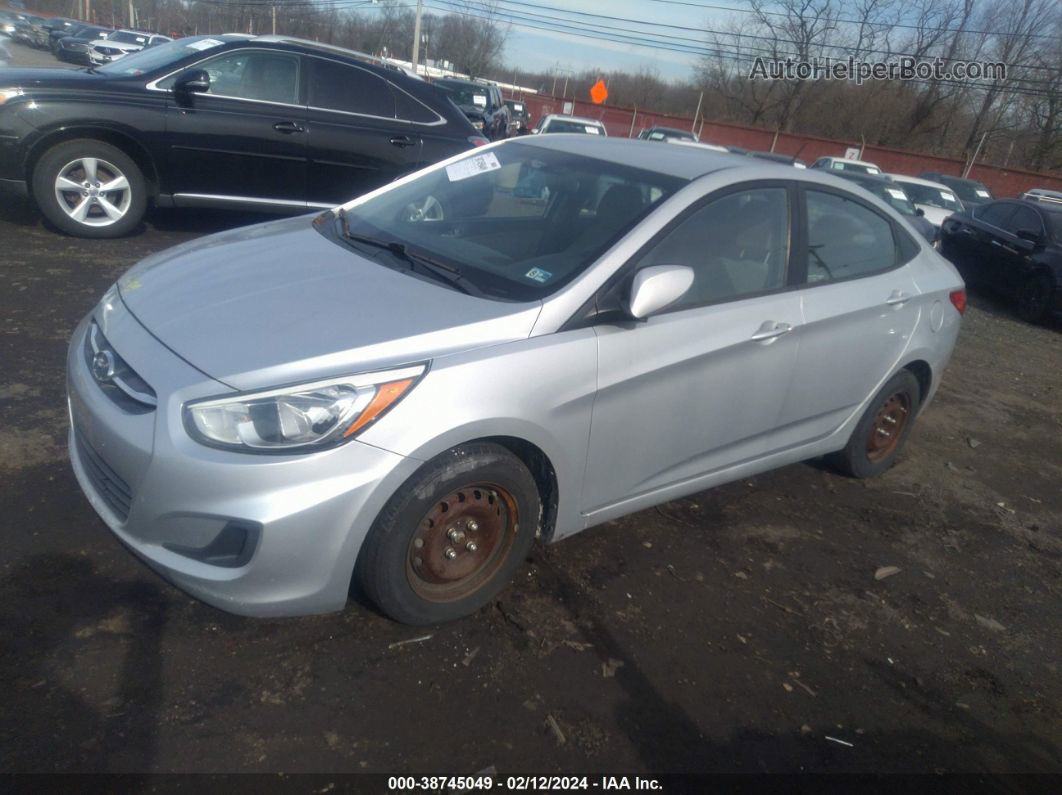 2015 Hyundai Accent Gls Silver vin: KMHCT4AEXFU794976