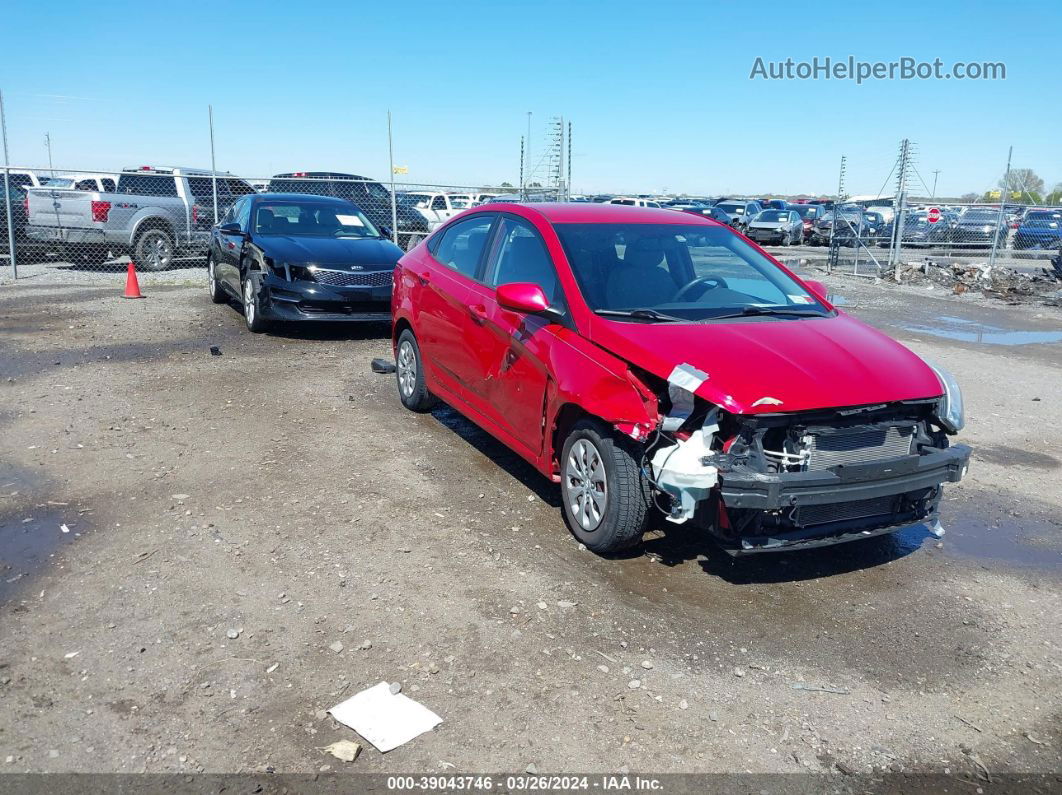 2015 Hyundai Accent Gls Red vin: KMHCT4AEXFU802008