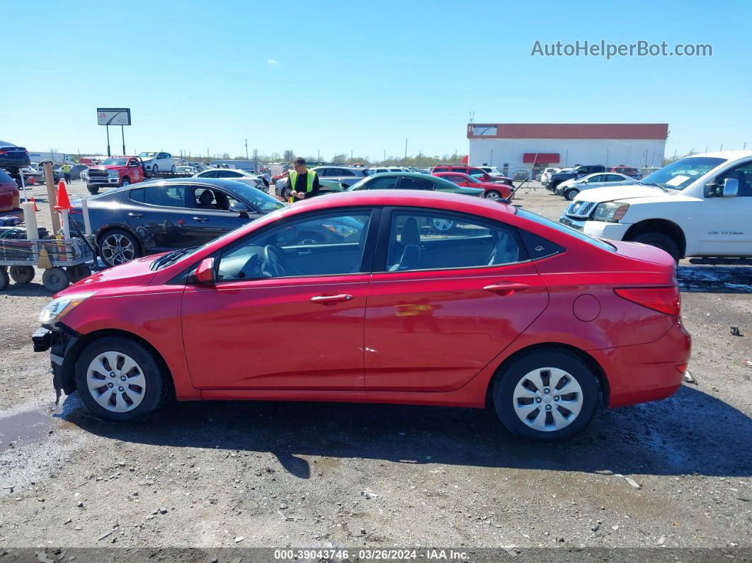 2015 Hyundai Accent Gls Красный vin: KMHCT4AEXFU802008