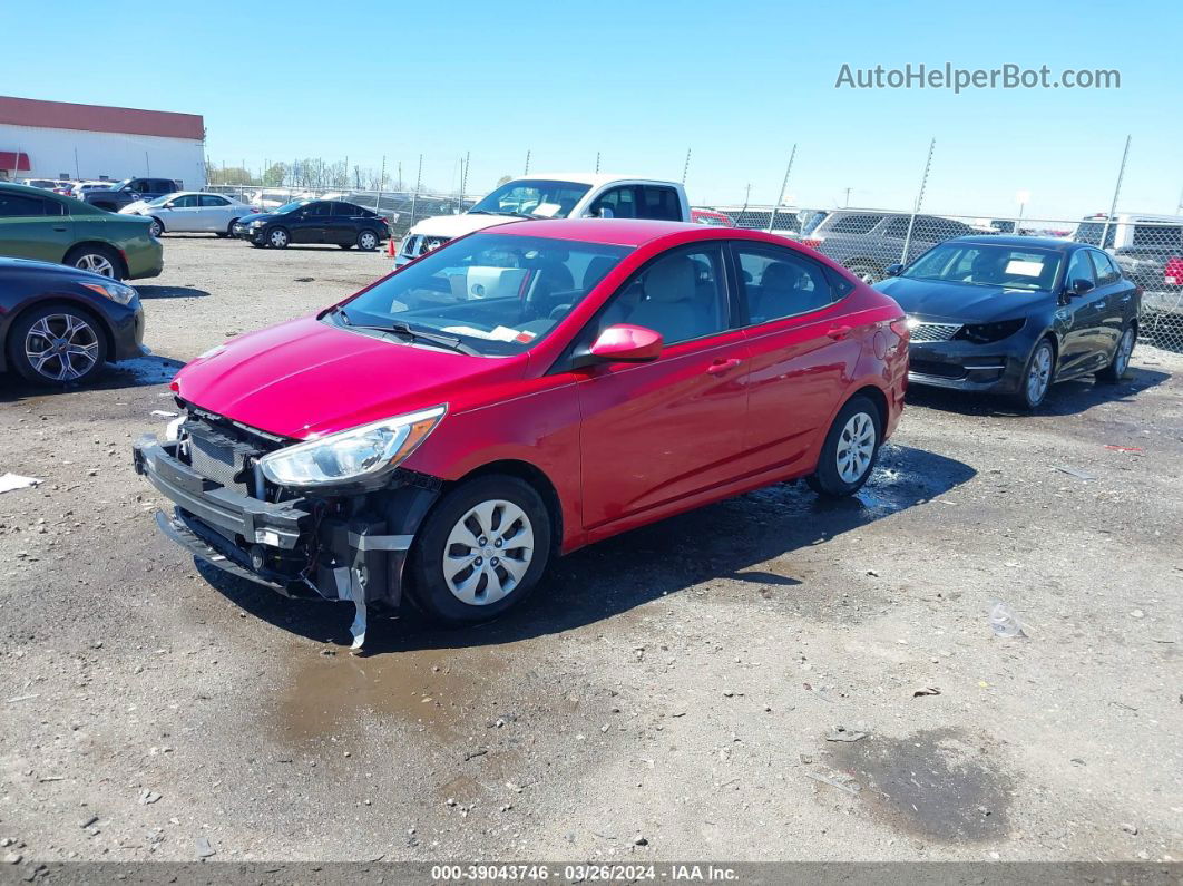 2015 Hyundai Accent Gls Red vin: KMHCT4AEXFU802008