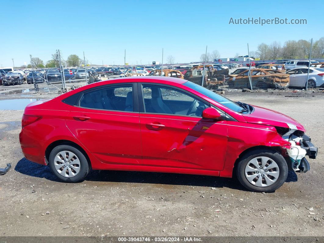 2015 Hyundai Accent Gls Red vin: KMHCT4AEXFU802008