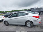 2015 Hyundai Accent Gls Серебряный vin: KMHCT4AEXFU815664