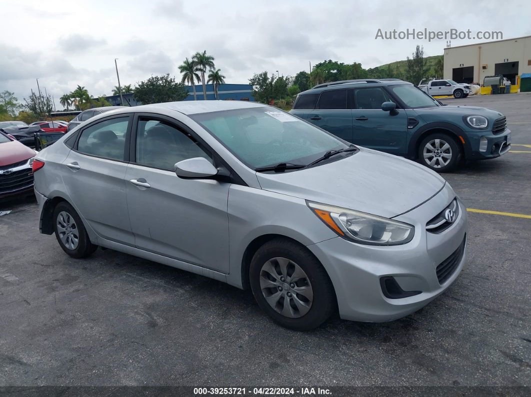 2015 Hyundai Accent Gls Серебряный vin: KMHCT4AEXFU815664