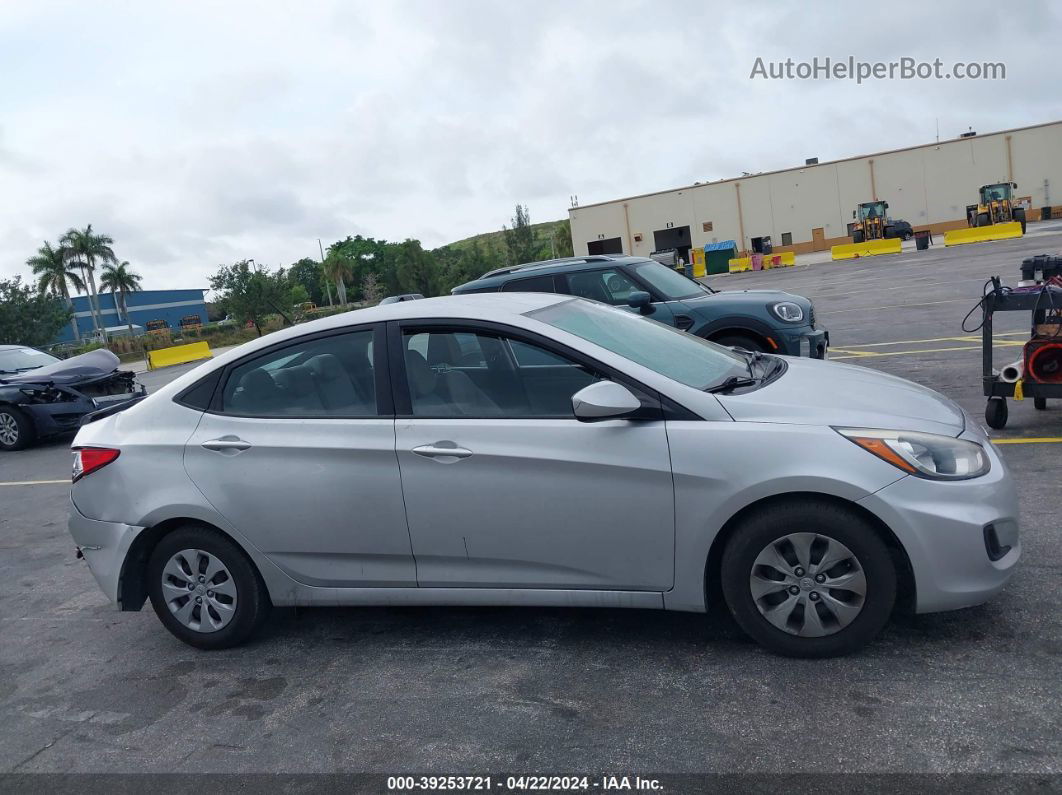 2015 Hyundai Accent Gls Серебряный vin: KMHCT4AEXFU815664