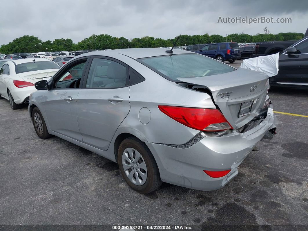 2015 Hyundai Accent Gls Серебряный vin: KMHCT4AEXFU815664