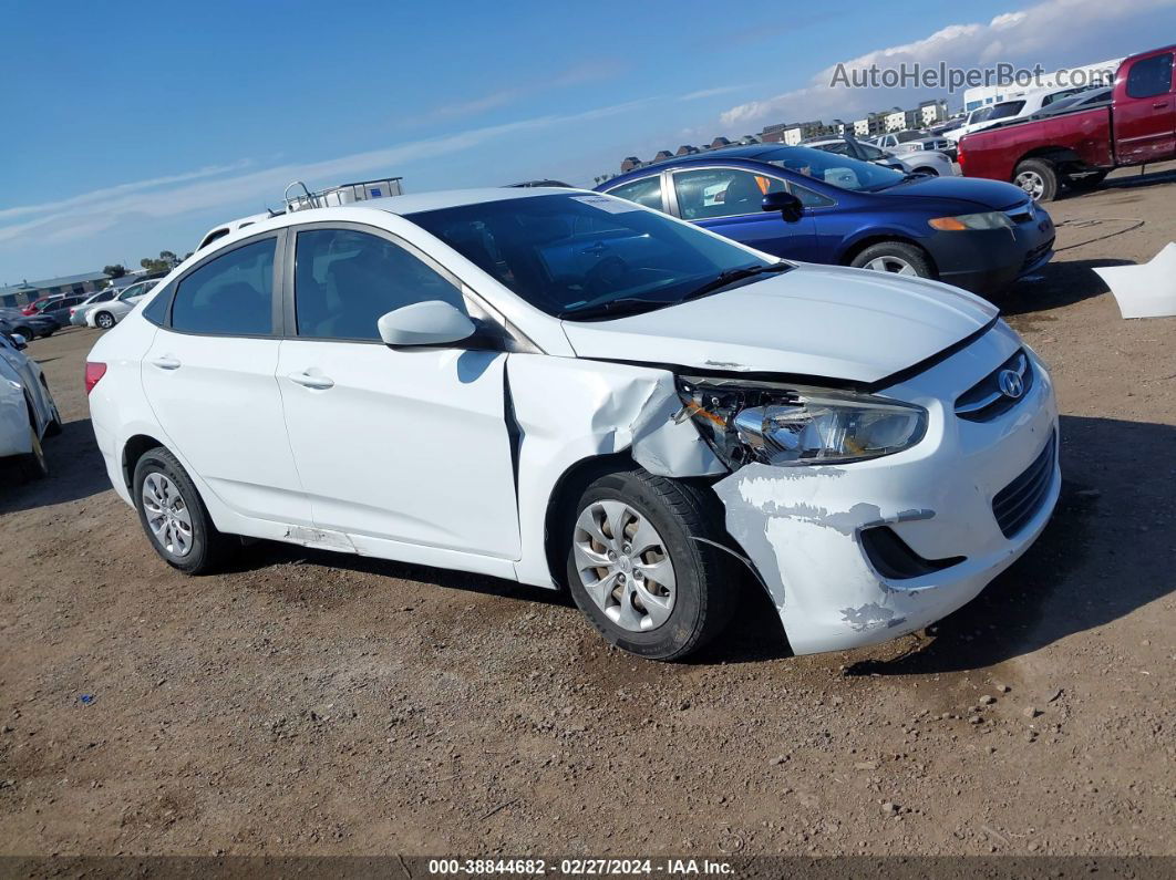 2015 Hyundai Accent Gls White vin: KMHCT4AEXFU818192