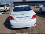 2015 Hyundai Accent Gls White vin: KMHCT4AEXFU818192