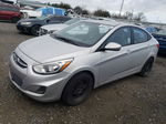 2015 Hyundai Accent Gls Silver vin: KMHCT4AEXFU819326