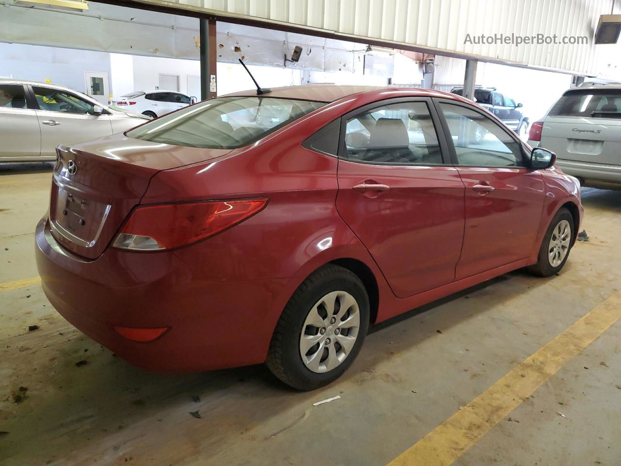 2015 Hyundai Accent Gls Red vin: KMHCT4AEXFU857753