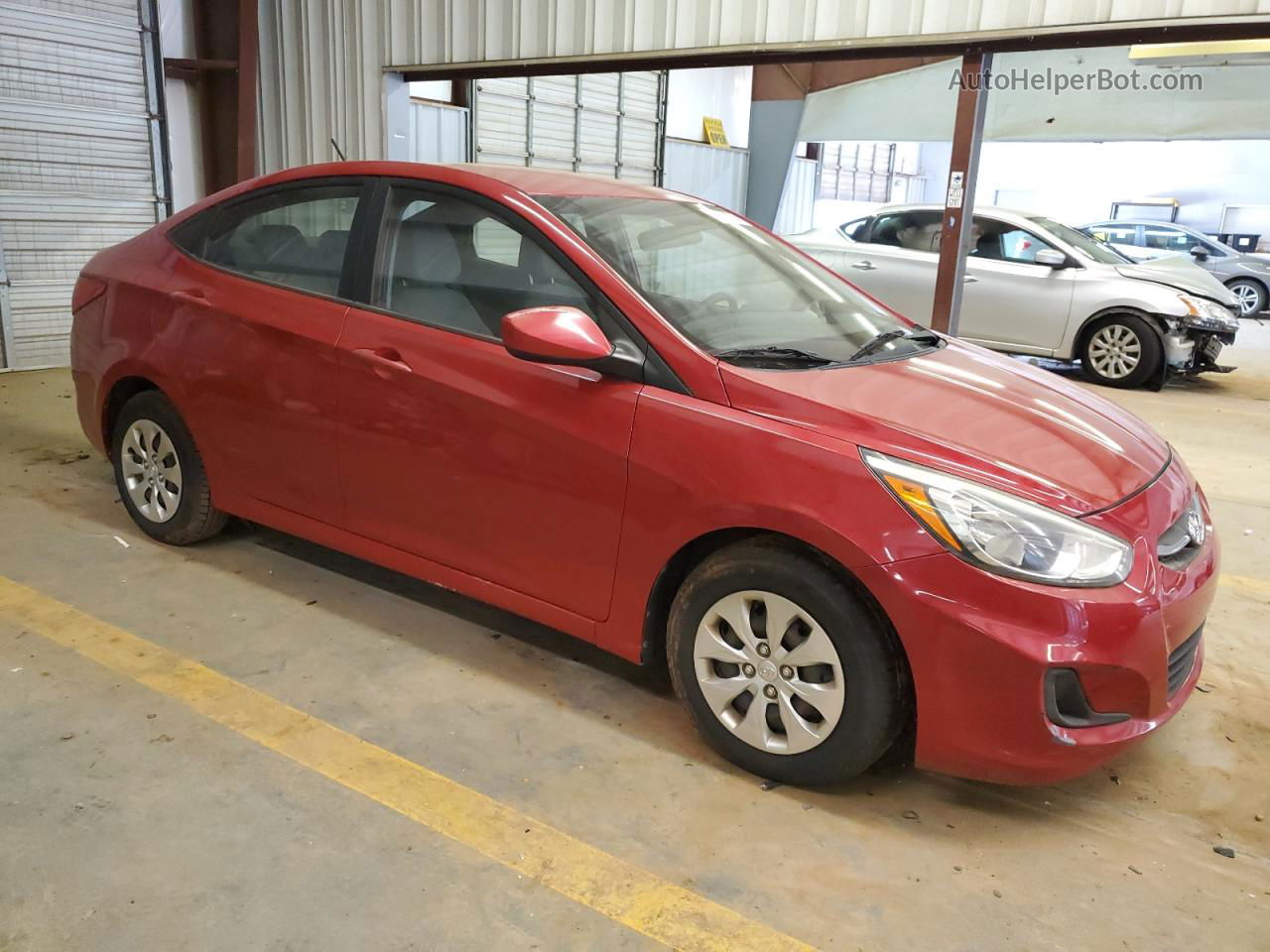 2015 Hyundai Accent Gls Red vin: KMHCT4AEXFU857753