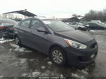 2015 Hyundai Accent Gls Gray vin: KMHCT4AEXFU866761