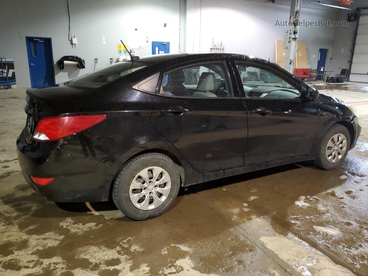 2015 Hyundai Accent Gls Black vin: KMHCT4AEXFU880692