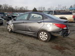 2015 Hyundai Accent Gls Gray vin: KMHCT4AEXFU902898