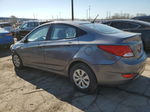 2015 Hyundai Accent Gls Gray vin: KMHCT4AEXFU910483