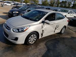 2015 Hyundai Accent Gls White vin: KMHCT4AEXFU933391