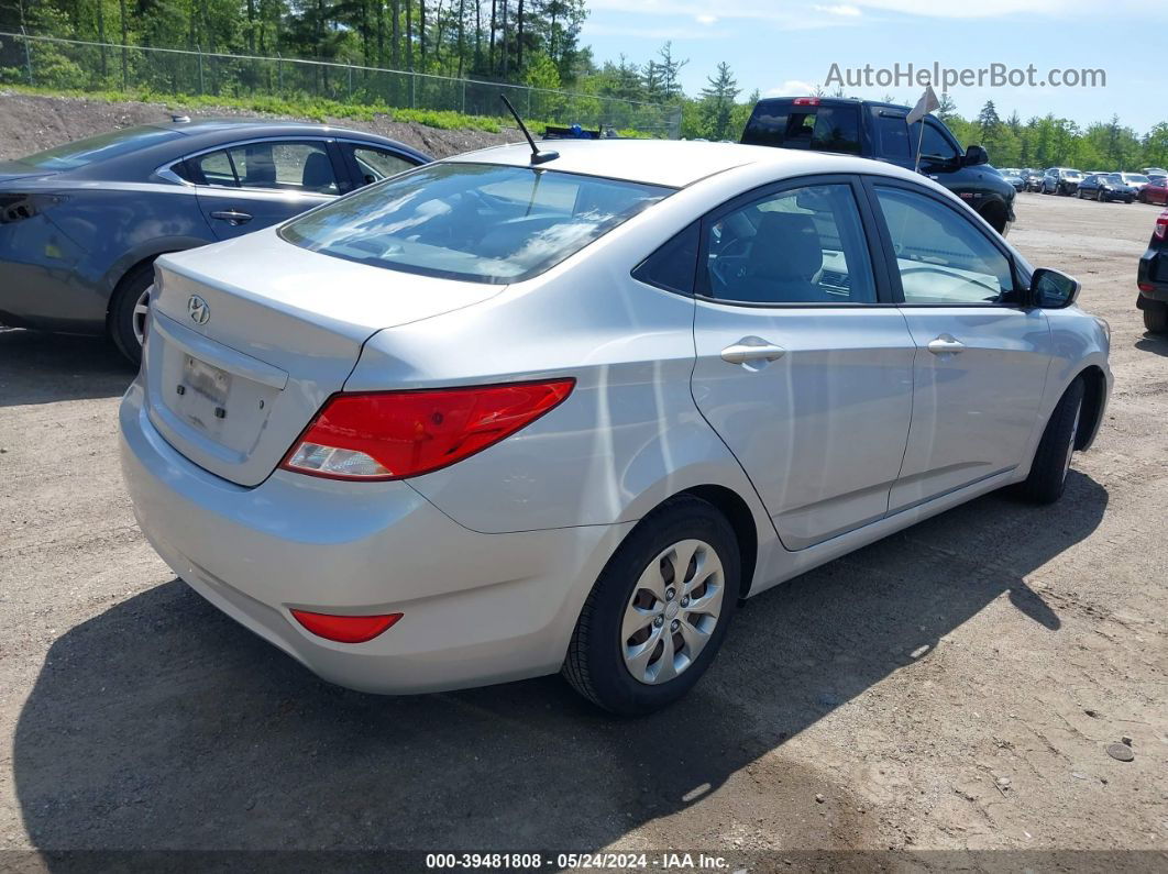 2016 Hyundai Accent Se Silver vin: KMHCT4AEXGU006117