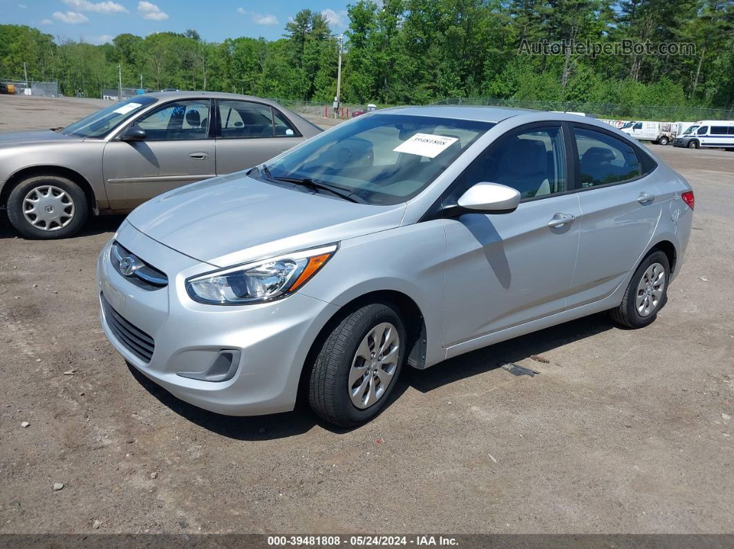 2016 Hyundai Accent Se Silver vin: KMHCT4AEXGU006117